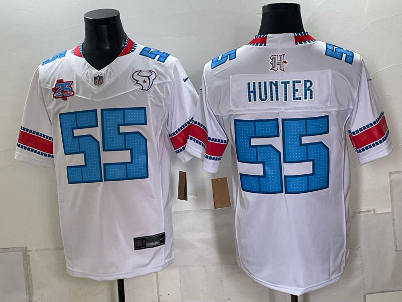 Men Houston Texans #55 Hunter white 2026 Nike NFL Jersey 0912001->houston texans->NFL Jersey